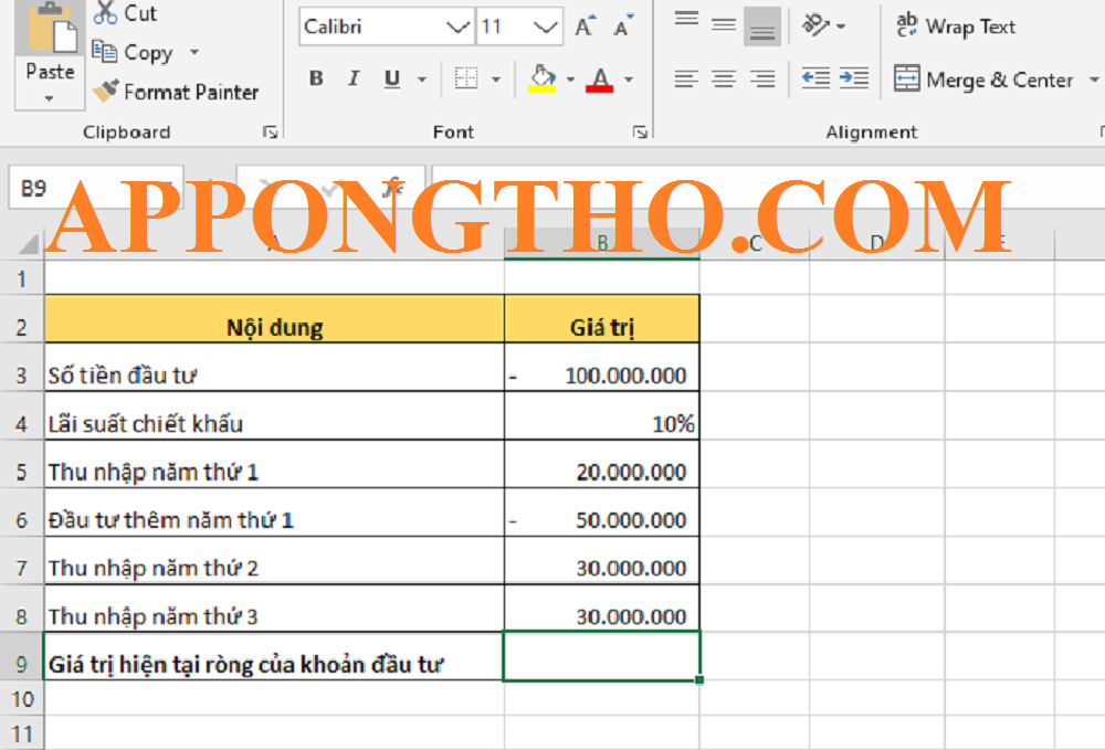 NPV Là Gì? 10 Bài Tập Tính NPV Của Dự Án Có Lời Giải | Phân Tích