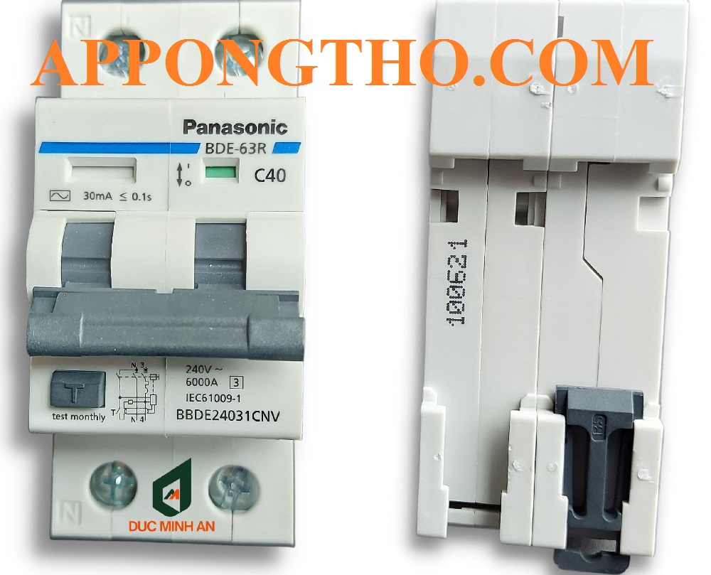 Aptomat RCCB 2P 25A 100mA Panasonic BBW22510HV