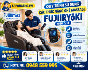 Hướng Dẫn Sử Dụng Ghế Massage Fujiiryoki Từng Chức Năng