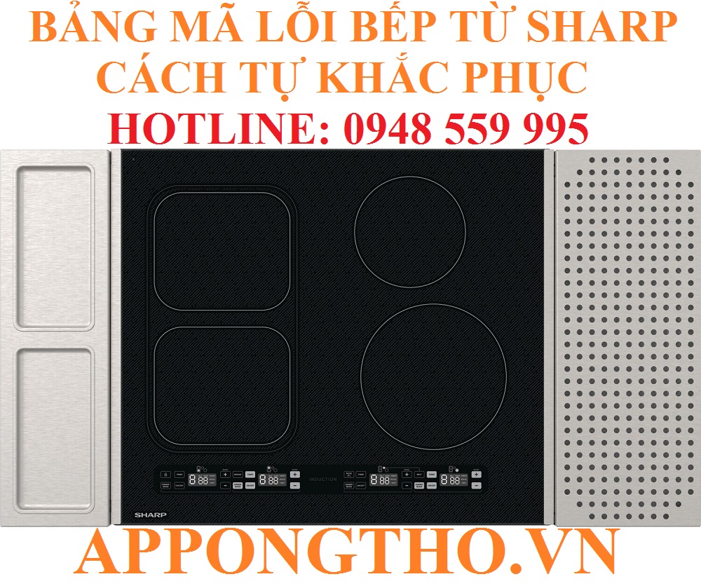 Cách phòng tránh bếp từ Sharp báo lỗi