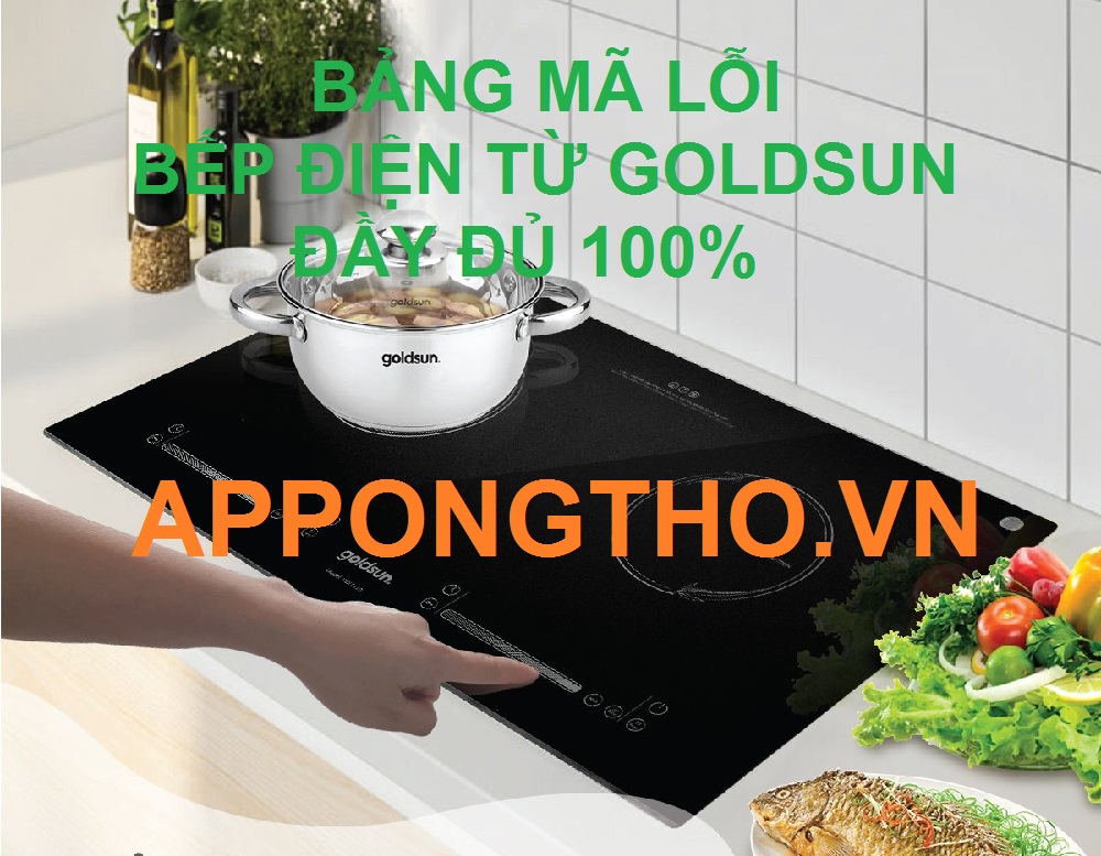 9 Cách phòng tránh bếp từ Goldsun báo lỗi