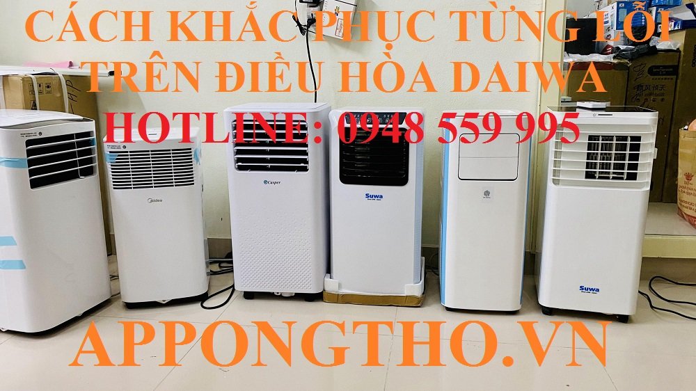 Dịch vụ sửa lỗi máy điều hòa Daiwa