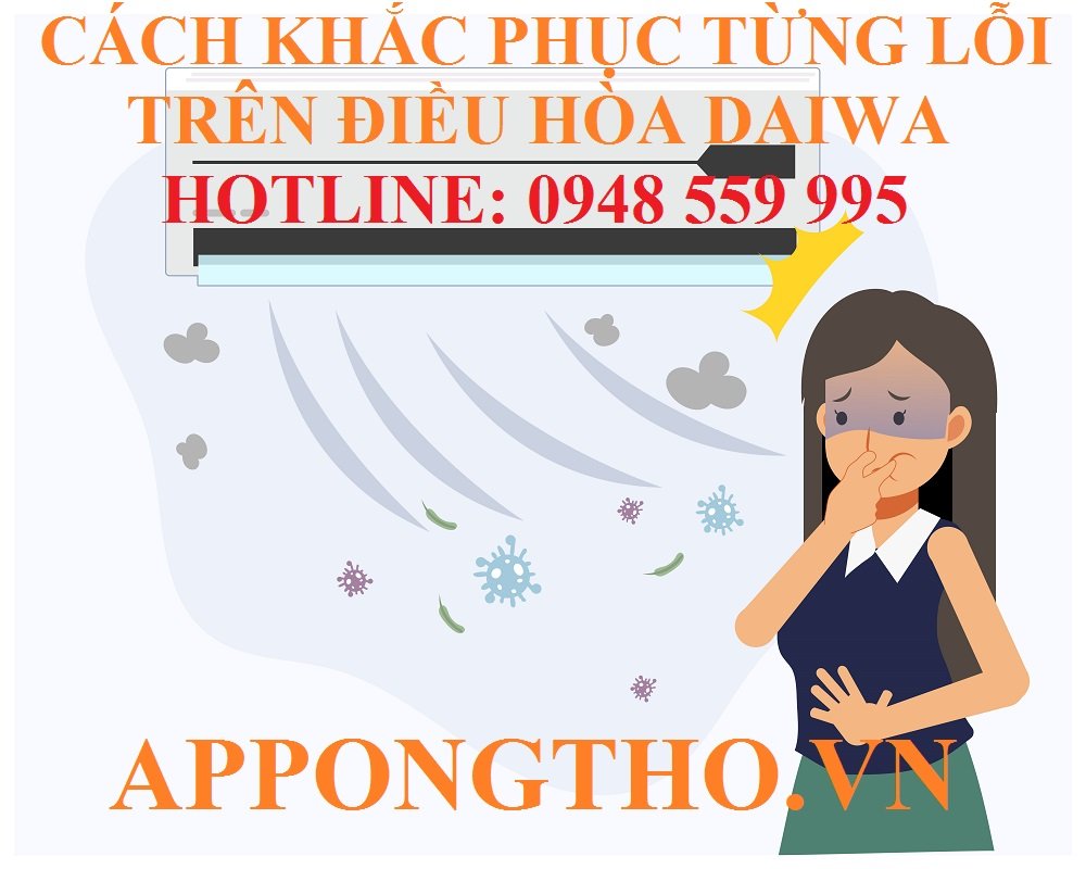 Mã lỗi điều hòa Daiwa là gì?