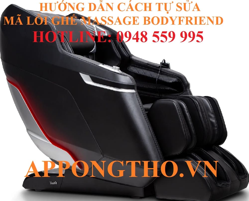 27. Ghế massage Bodyfriend báo lỗi C06 – Có vật cản