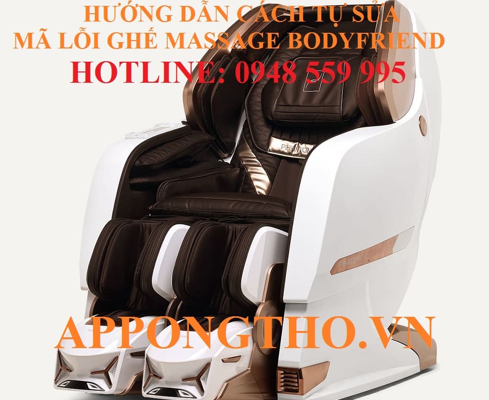 1. Ghế massage Bodyfriend báo lỗi E01 – Mất nguồn