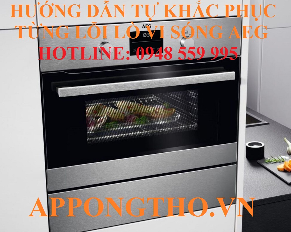 17. Khắc phục lỗi đối lưu (E21) trên lò vi sóng AEG