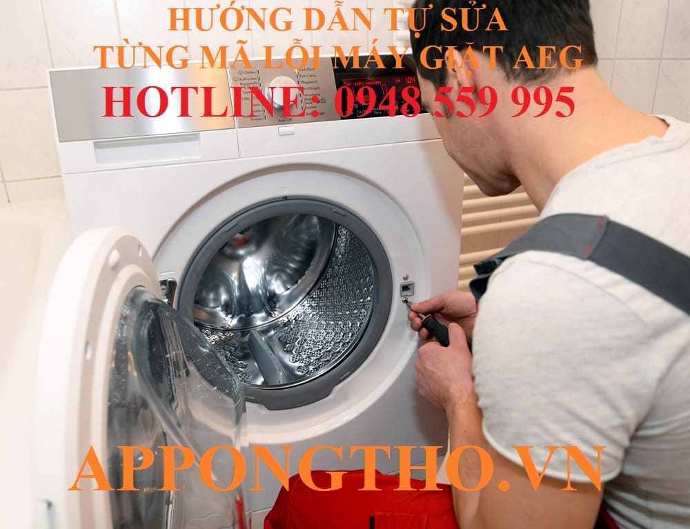 12. Máy giặt AEG báo lỗi E41 – Khóa cửa lỗi