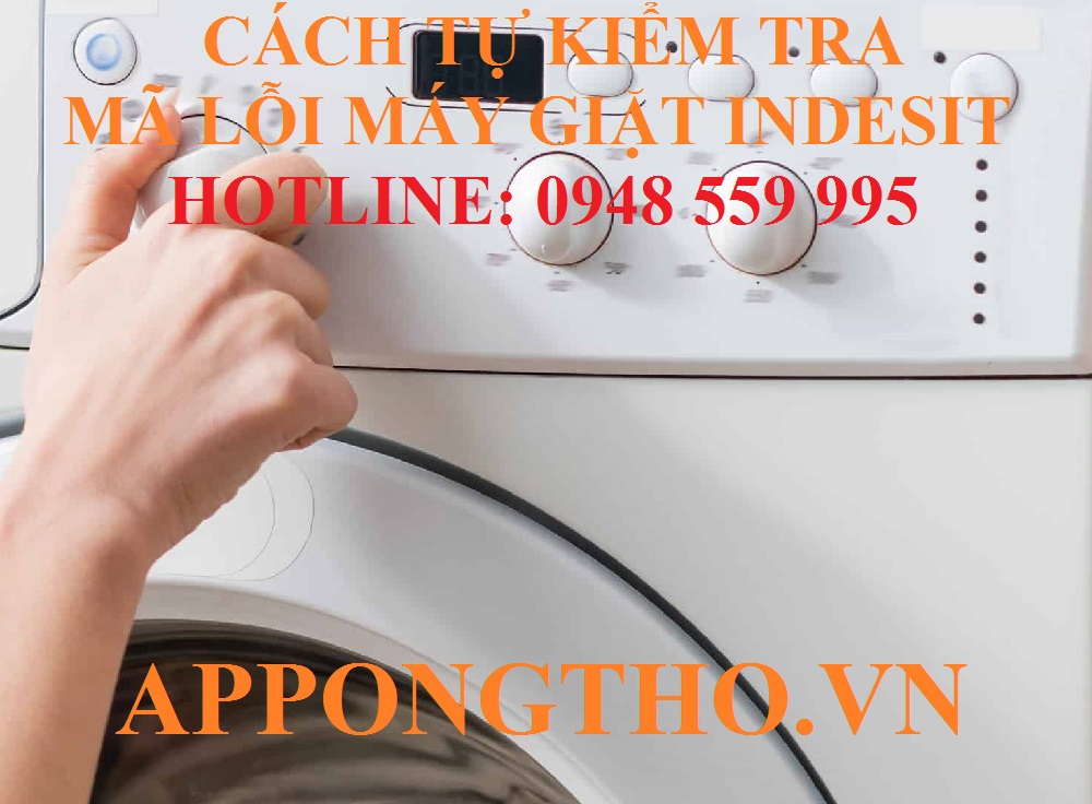 5. Đặt máy giặt Indesit cân bằng, đúng vị trí