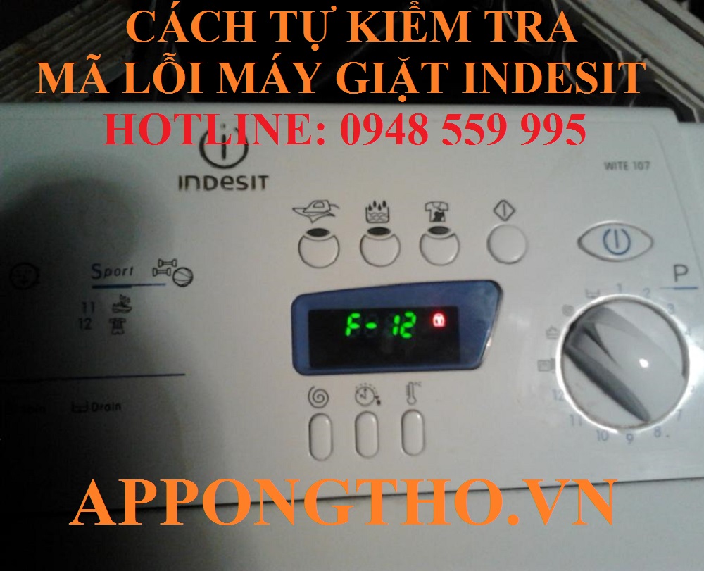 10. Khắc phục hệ thống sấy (Lỗi F13, F14, F15, F19) trên máy giặt Indesit