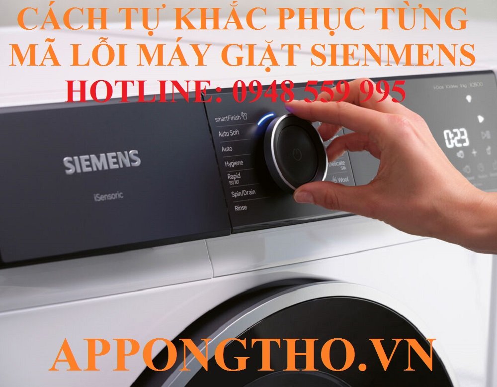 16. Máy giặt Siemens lỗi E29 / F29 – Motor lỗi
