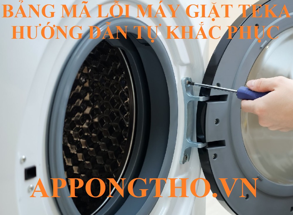 Dịch vụ sửa lỗi máy giặt Teka uy tín tại App Ong Thợ