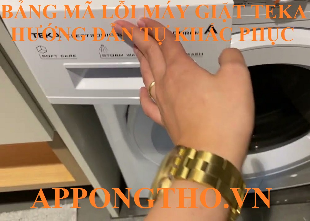 7 Cách phòng tránh máy giặt Teka báo lỗi