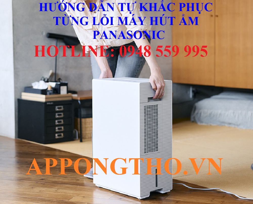 10. Khắc phục lỗi ion (H25) máy hút ẩm Panasonic
