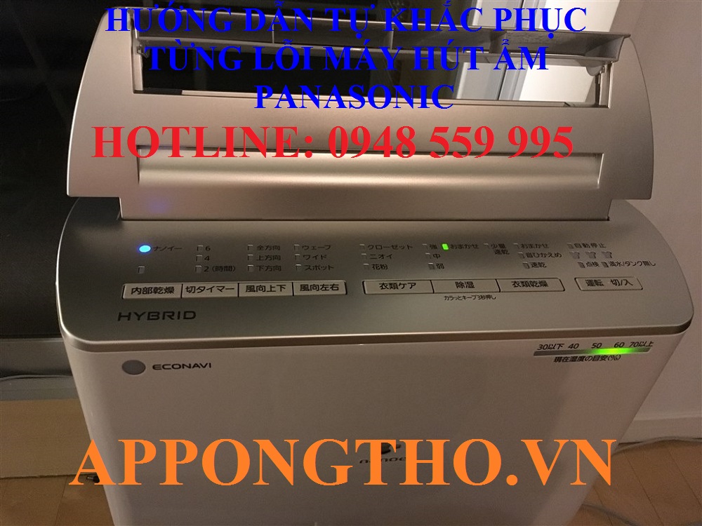 Cách phòng tránh máy hút ẩm Panasonic báo lỗi