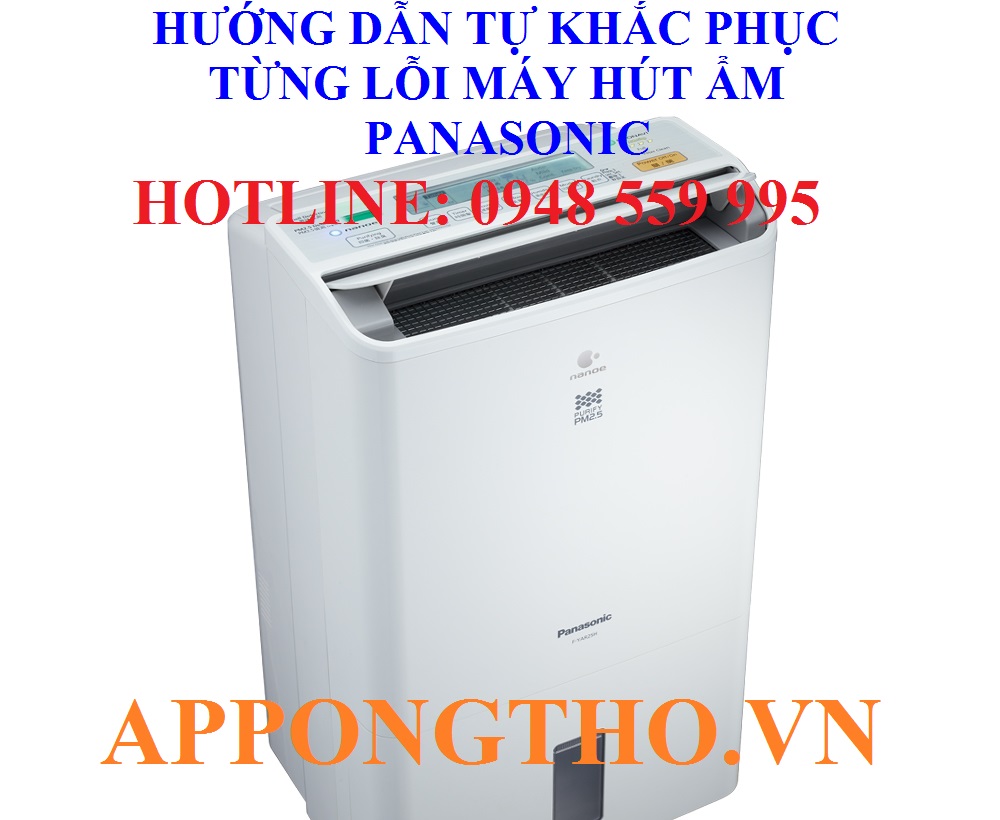 Bảng mã lỗi máy hút ẩm Panasonic