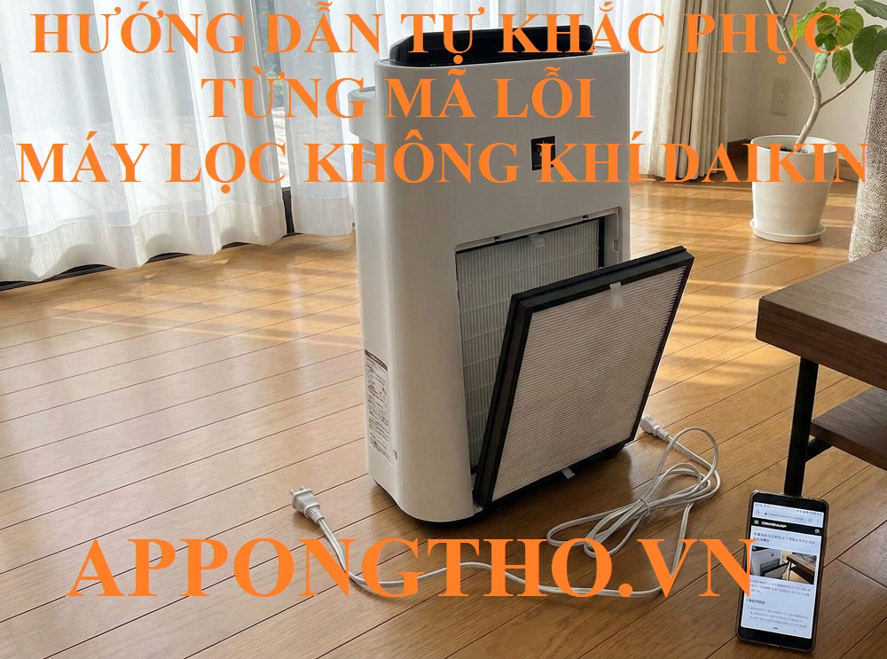 Cách phòng tránh máy lọc không khí Daikin báo lỗi
