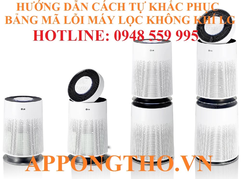 9. Máy lọc không khí LG lỗi CH02 – Bộ nhớ (EEPROM / Firmware)