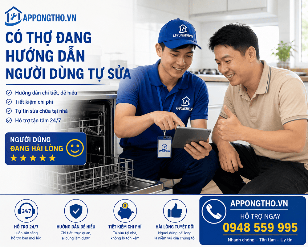 12. Máy rửa bát Bauknecht báo lỗi FC – Bộ chia nước