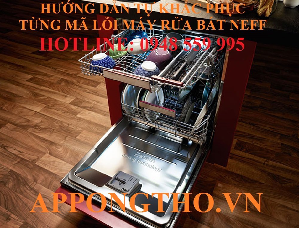 Cách phòng tránh máy rửa bát Neff báo lỗi