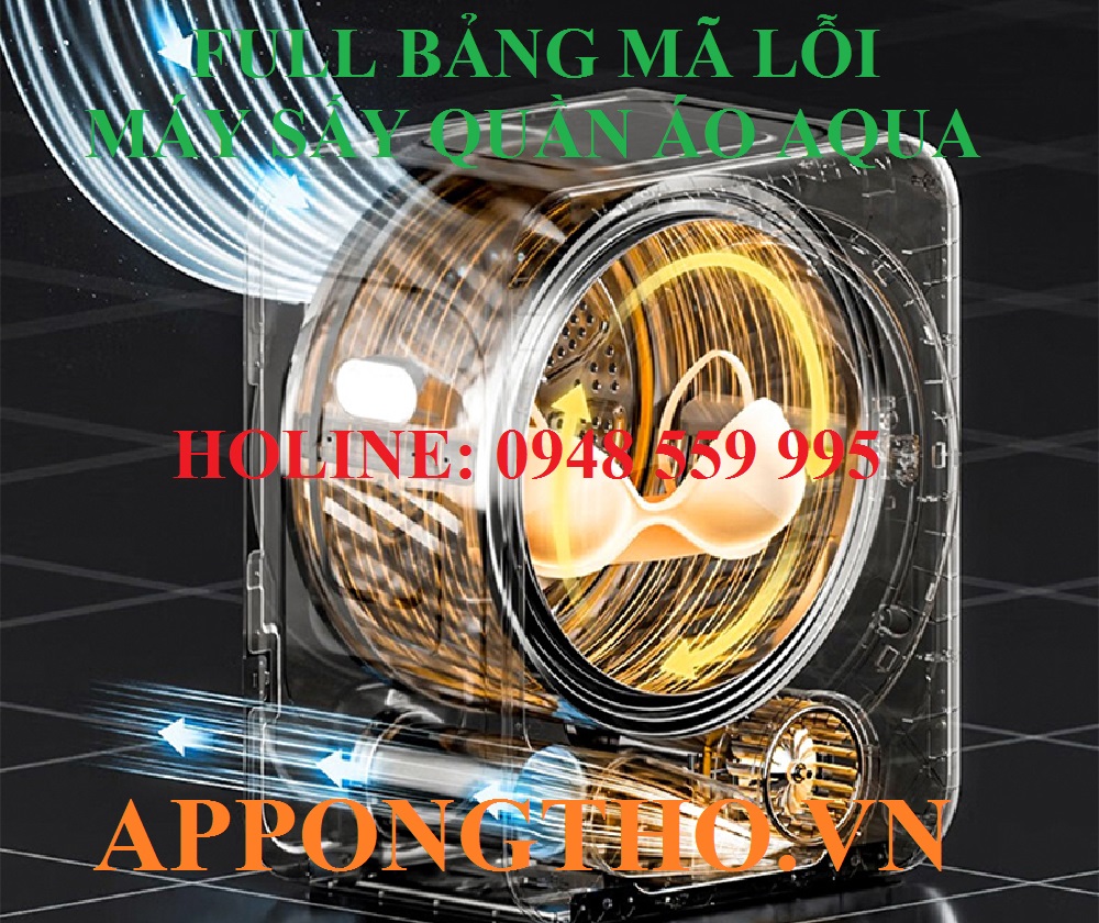 11) Khắc phục quá nhiệt (E1) trên máy sấy Aqua