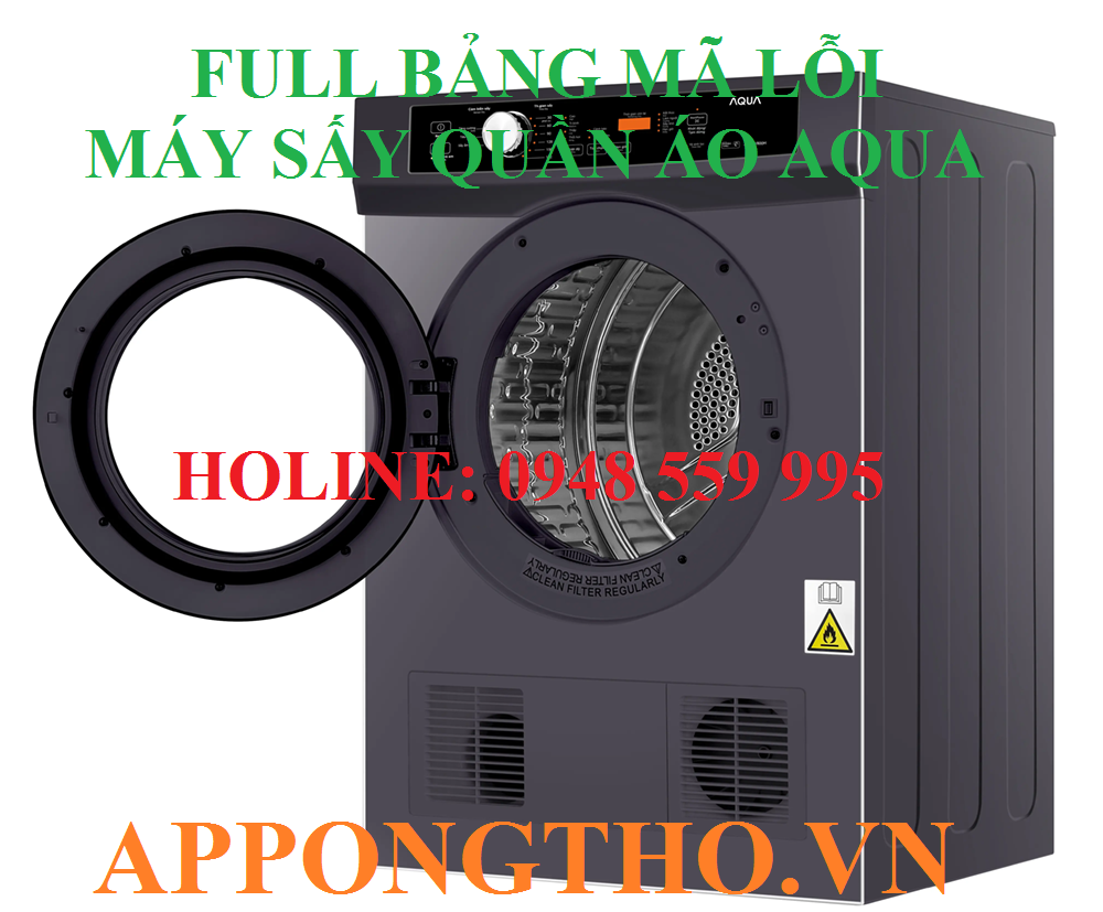 Cách phòng tránh máy sấy quần áo Aqua báo lỗi