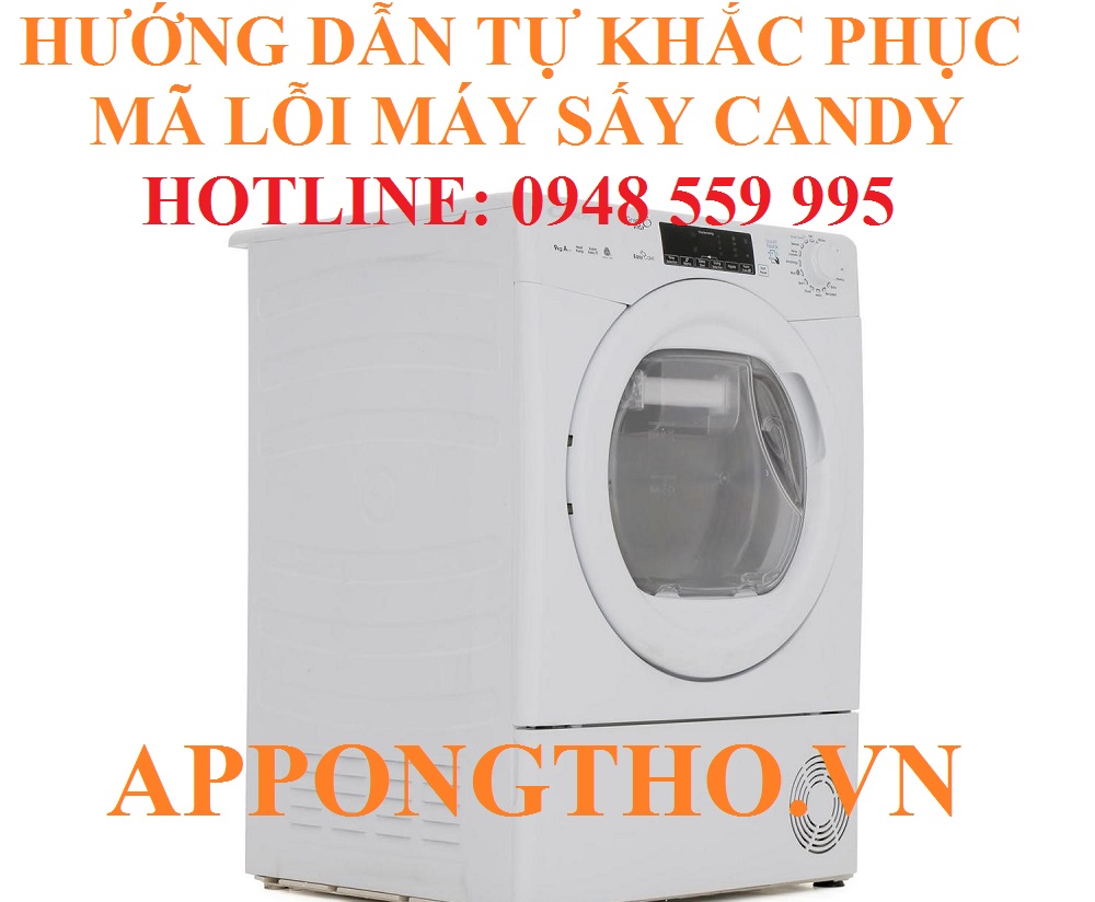 Cách phòng tránh máy sấy quần áo Candy báo lỗi