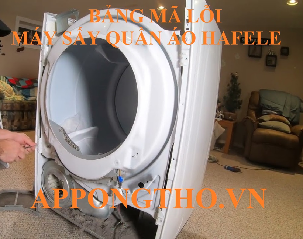 💾 7. Khắc phục lỗi bộ nhớ (E9) trên máy sấy Hafele
