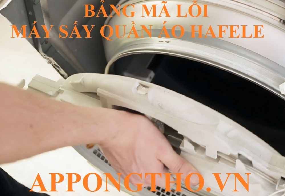 Cách phòng tránh máy sấy quần áo Hafele báo lỗi