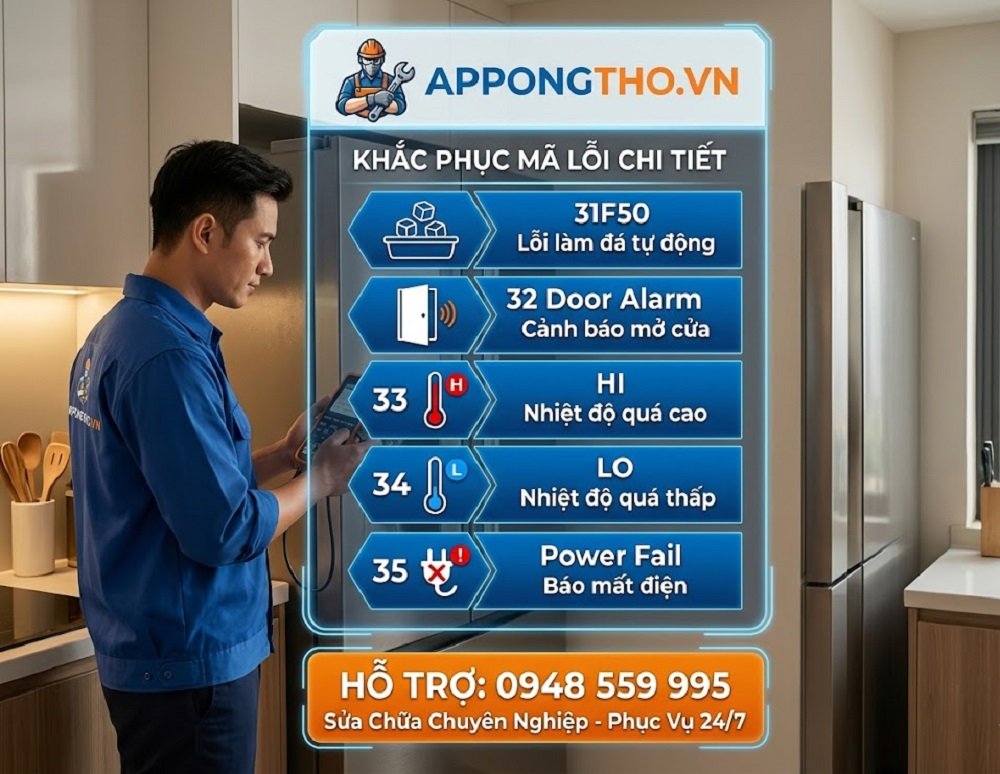 11. Khắc phục tủ lạnh Miele lỗi F26 – Lỗi relay