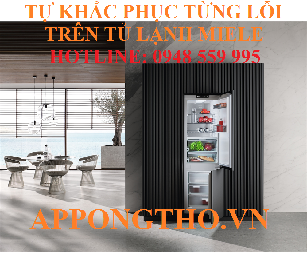 16. Khắc phục tủ lạnh Miele lỗi F35 – Lỗi nguồn board