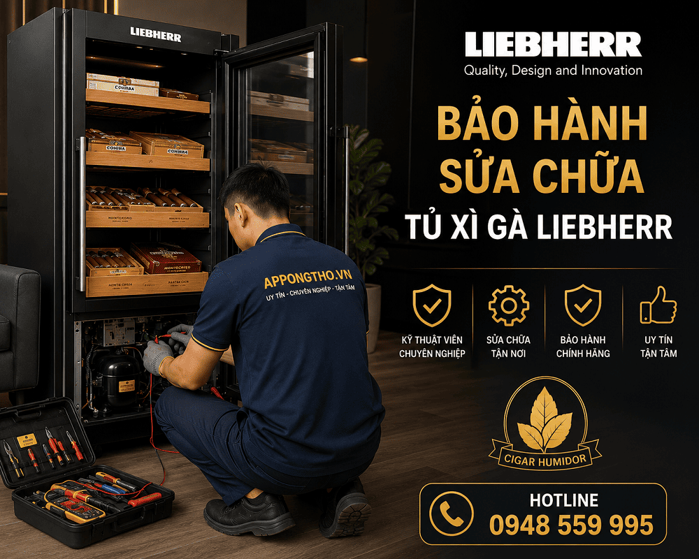 Dịch vụ sửa mã lỗi trên tủ xì gà Liebherr