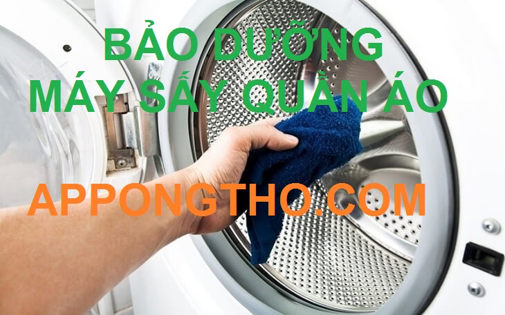 Quy trình vệ sinh bảo dưỡng máy sấy quần áo?