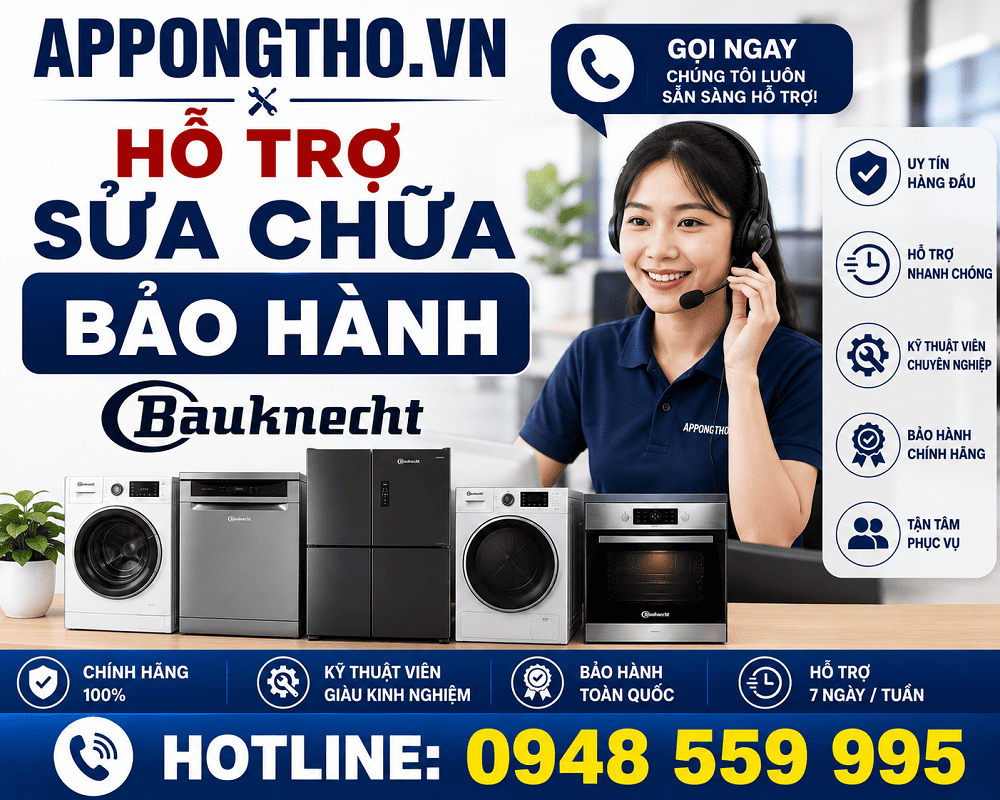 Tầm Quan Trọng Khi Tìm Đúng Thợ Sửa Chữa Bauknecht