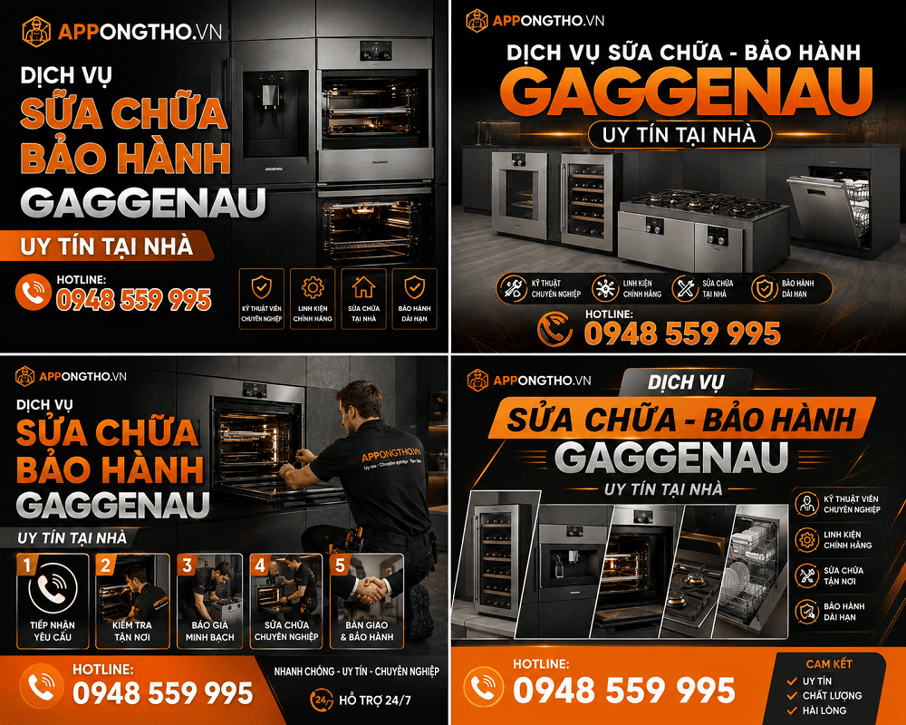 6. Sửa chữa ngoài bảo hành Gaggenau tại Thanh Xuân – Hà Nội