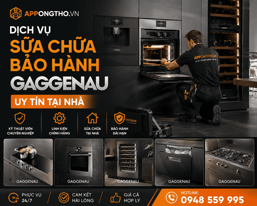 30 Trung tâm sửa chữa bảo hành Gaggenau tại Hà Nội