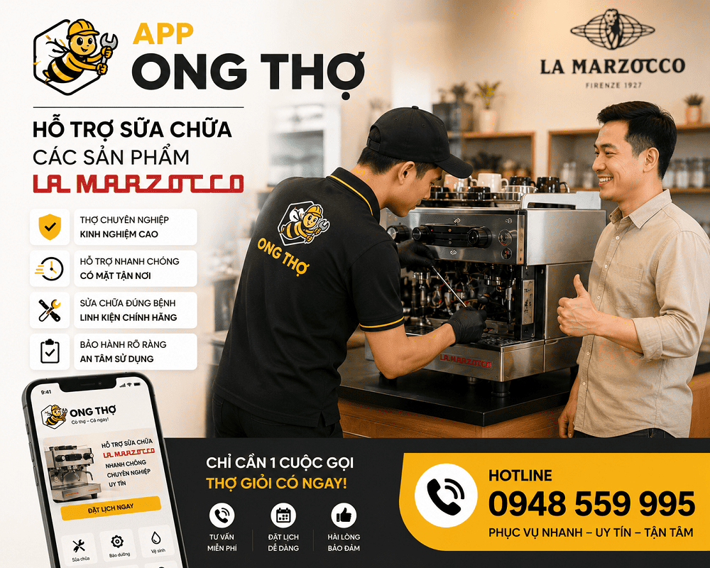 16. Sửa chữa ngoài bảo hành La Marzocco tại Chương Mỹ - Hà Nội