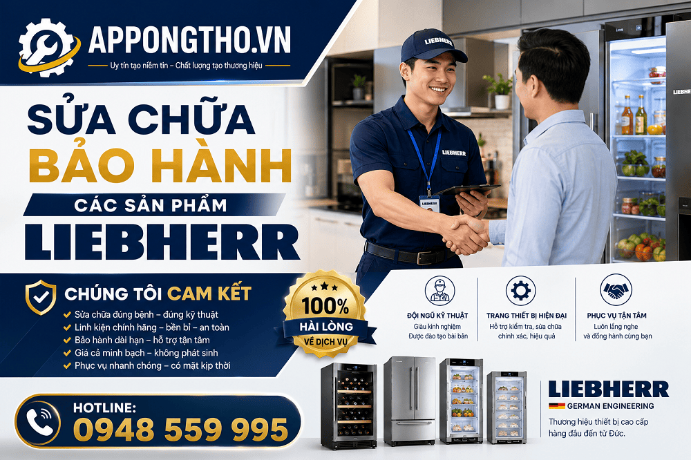 13. Sửa chữa sau bảo hành Liebherr tại nhà Thanh Trì, Hà Nội