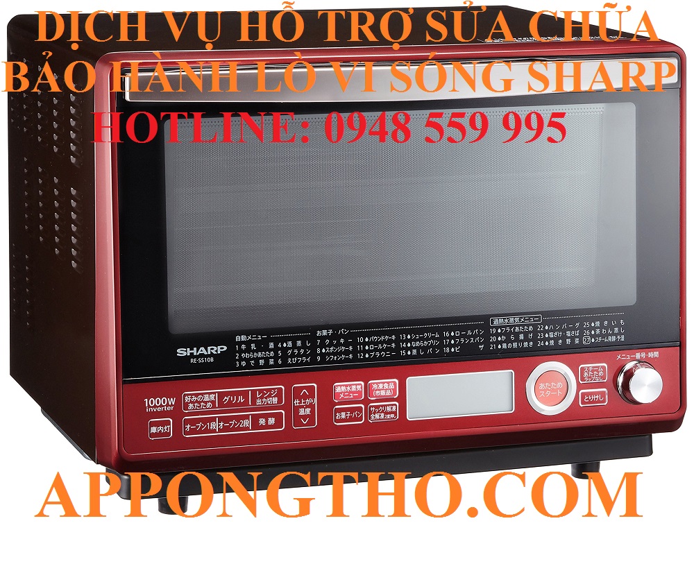 ✅ 18. Sửa chữa bảo hành lò vi sóng Sharp tại Thái Nguyên – Bắc Kạn