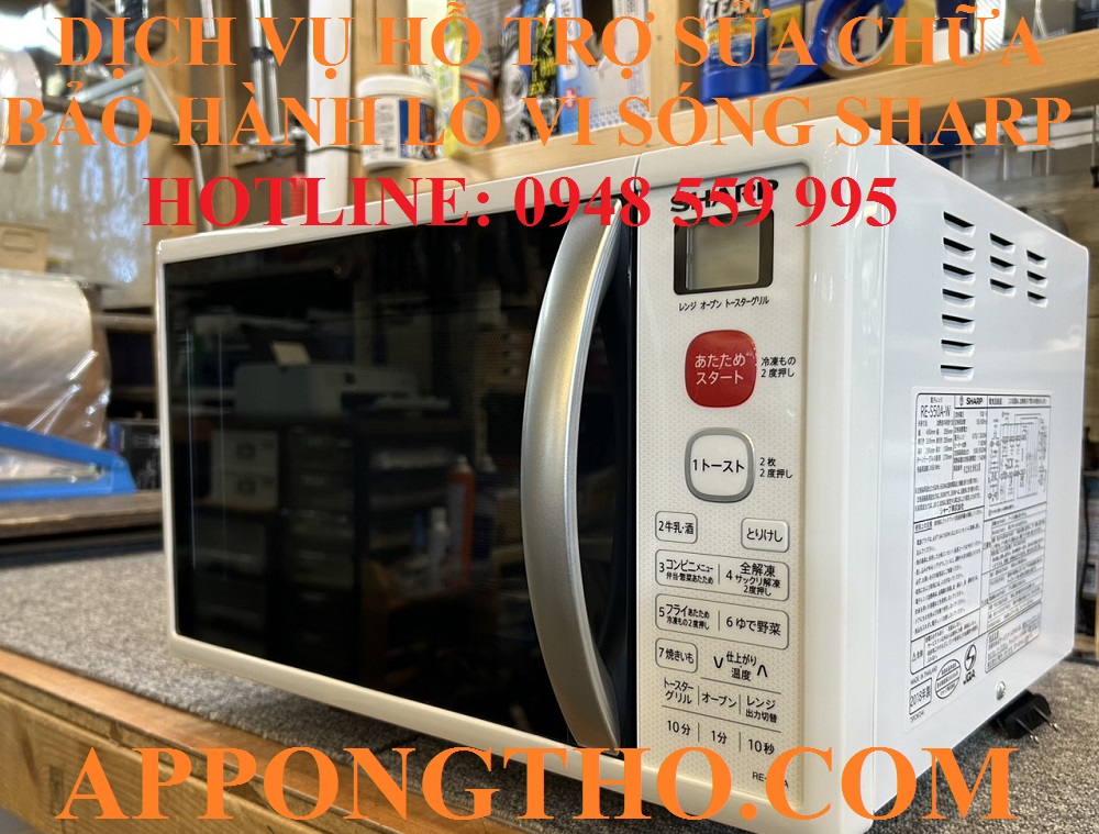 ✅ 15. Sửa chữa bảo hành lò vi sóng Sharp tại Hải Phòng – Hải Dương