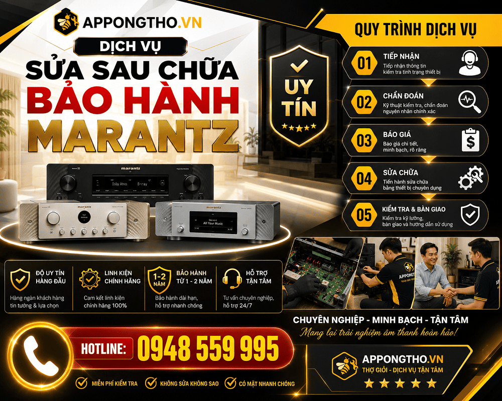 21. Sửa chữa sản phẩm Marantz tại Phú Xuyên - Hà Nội