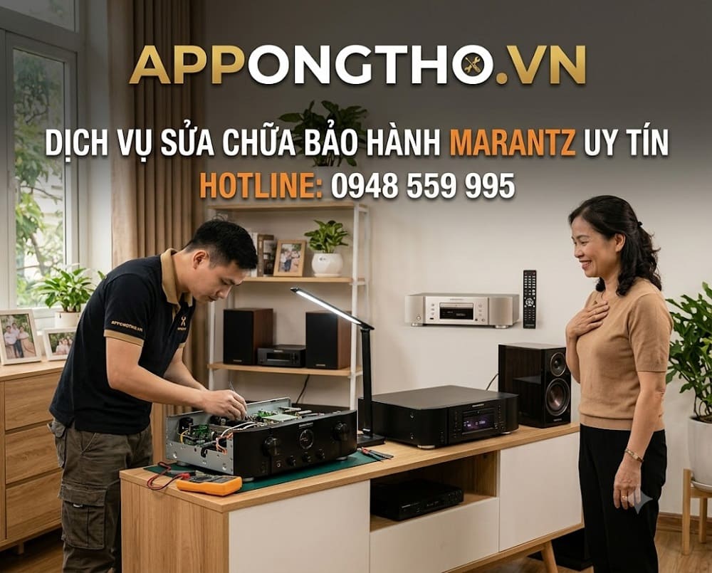 6. Sửa chữa ngoài bảo hành Marantz tại Thanh Xuân - Hà Nội