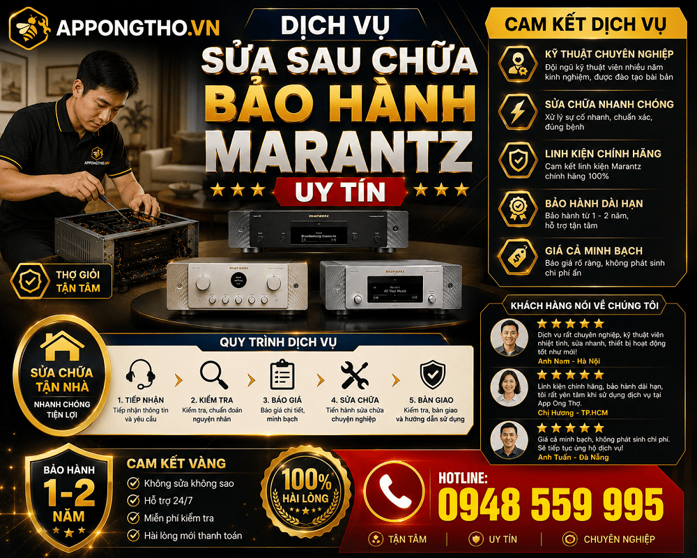 30 Địa Chỉ Sửa Chữa Bảo Hành Marantz Tại Nhà Hà Nội Uy Tín