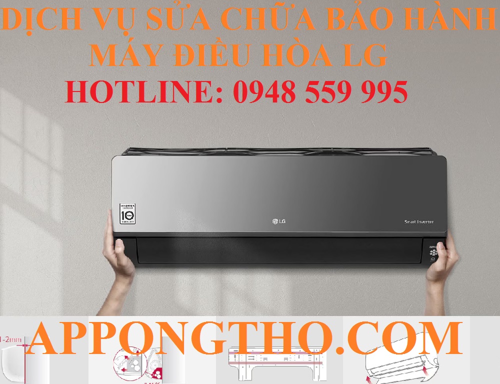 ✅ 21. Sửa chữa sau bảo hành máy điều hòa LG tại Hưng Yên – Thái Bình