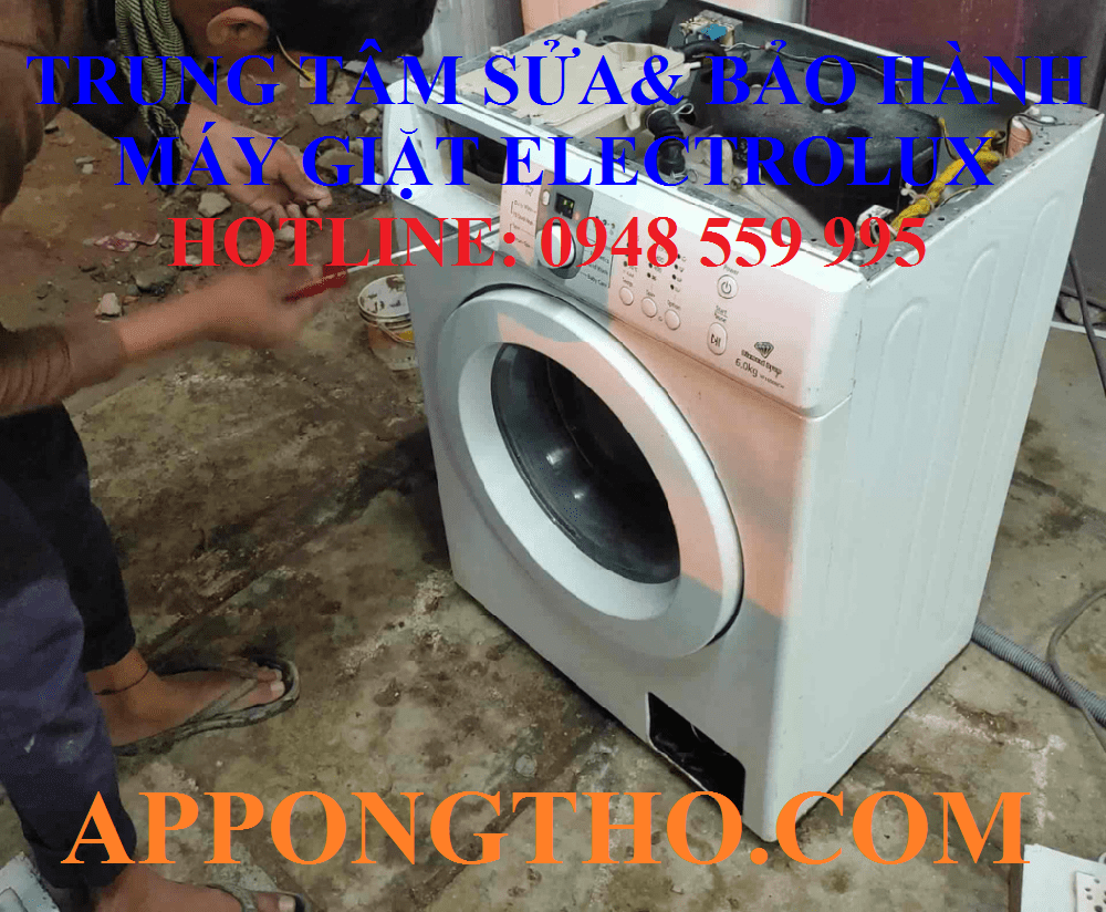 6. Máy giặt Electrolux báo lỗi