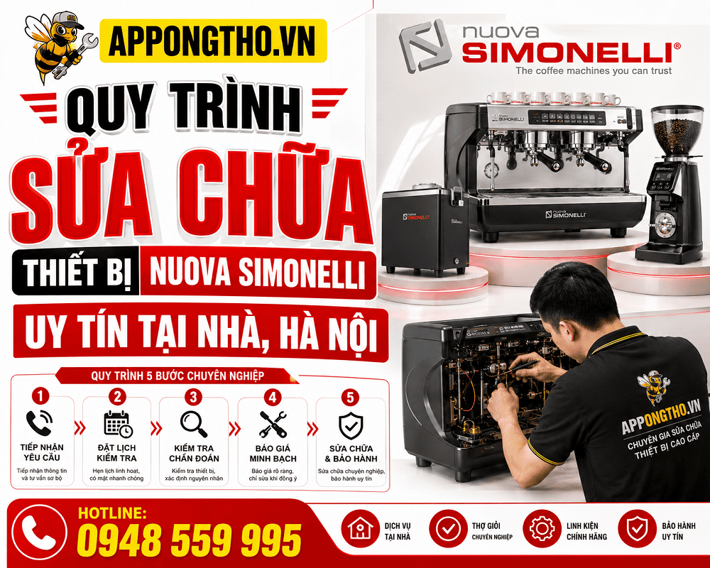 30 Địa Chỉ Sửa Chữa Bảo Hành Nuova Simonelli Tại Nhà Hà Nội
