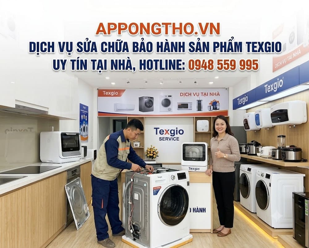 26. Sửa chữa sau bảo hành Texgio tại Thanh Oai - Hà Nội