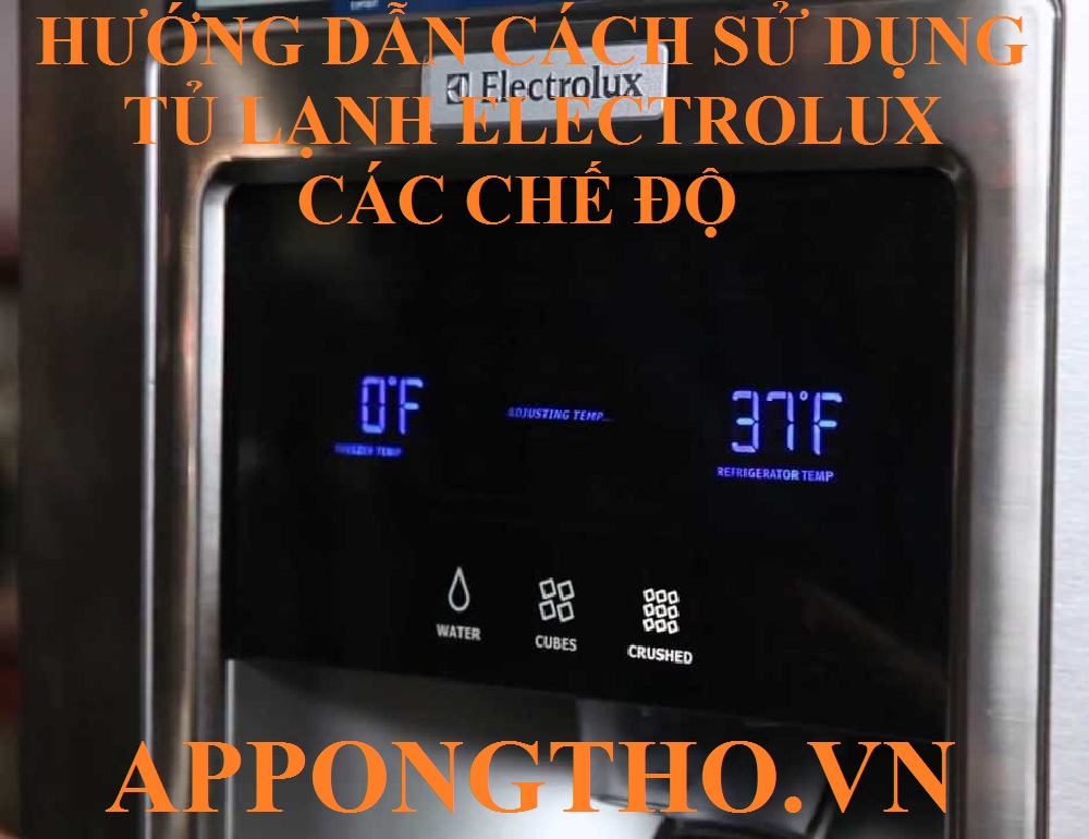 Tránh những va chạm cơ học trực tiếp lên tủ lạnh Electrolux
