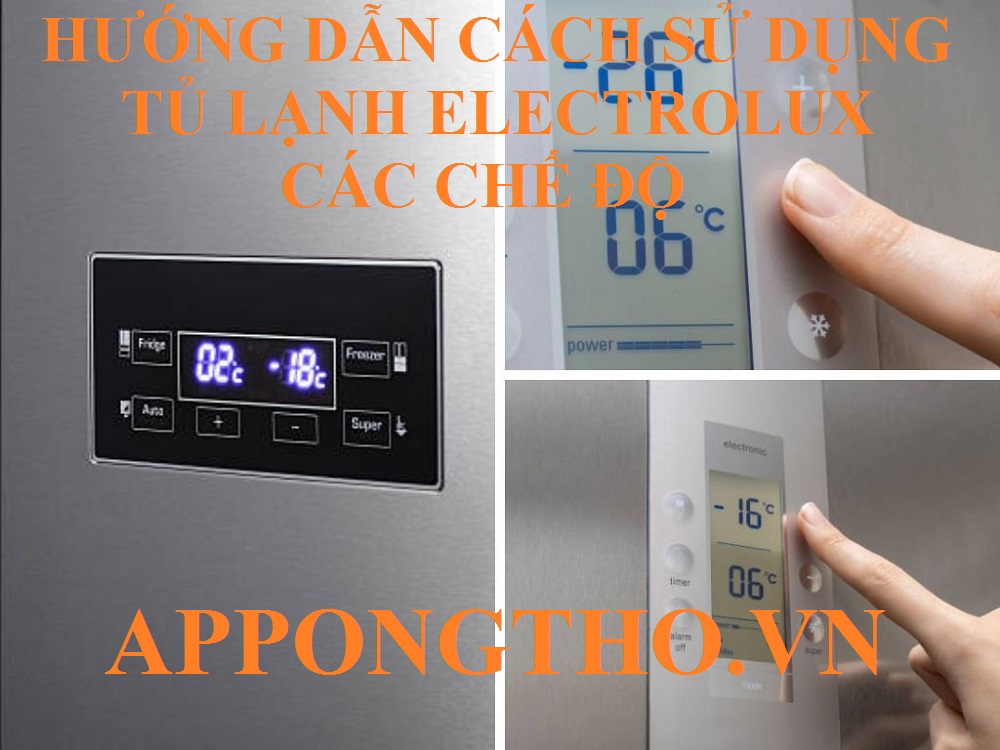Không sử dụng quá tải công suất tủ lạnh Electrolux