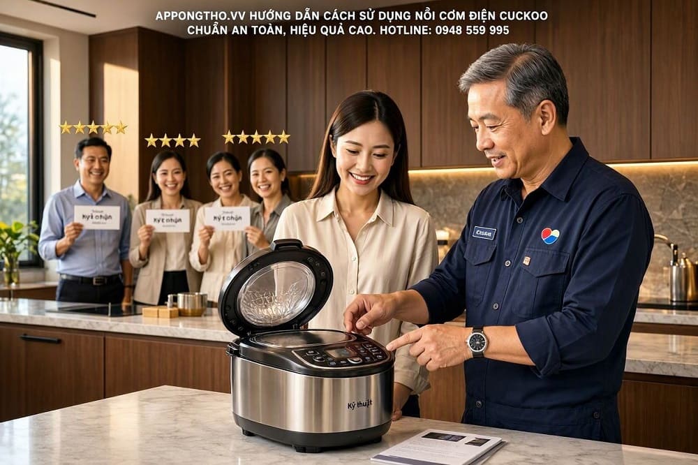 20. Điều chỉnh SCORCHED — Làm cơm cháy nồi cơm điện Cuckoo