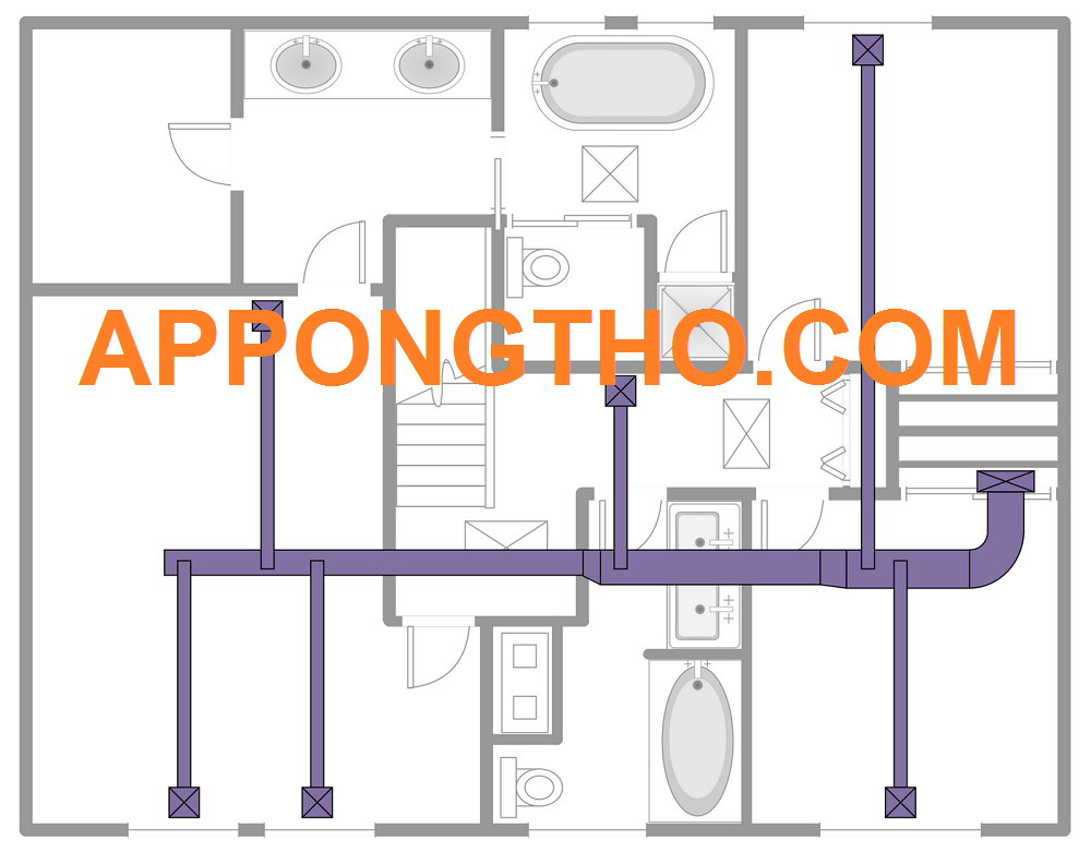 Các loại bản vẽ điều hòa âm trần CAD phổ biến